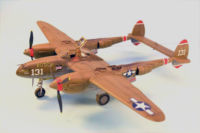 1:48 Academy P-38F "Pudgy" flown by Tommy Maguire.